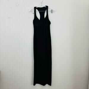 Contempo Casuals Vintage Black Racerback Long Dress Women’s Size M